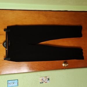 BCBGMAXAZRIA-Large, stretchy/body hugging, calf zipper thick fabric leggings